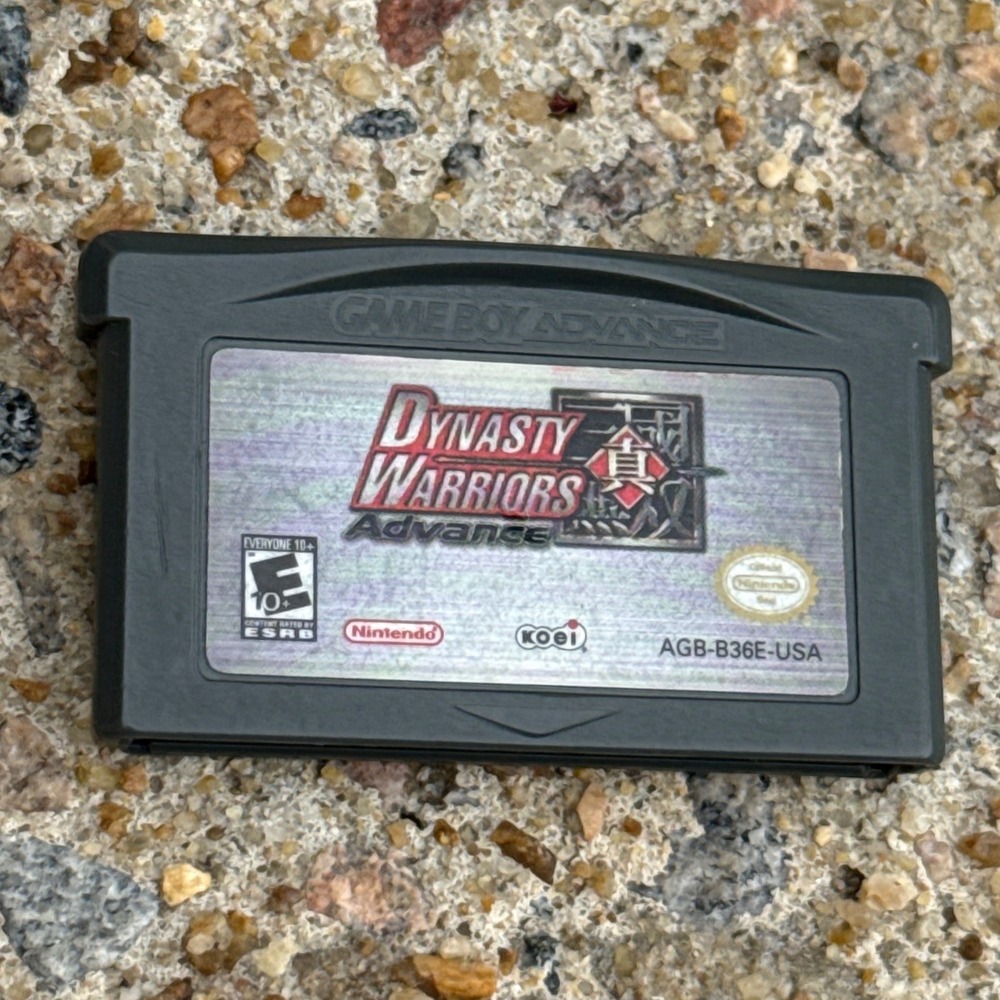 Dynasty Warriors Advance Nintendo Game Boy Advance GBA Game Cartridge